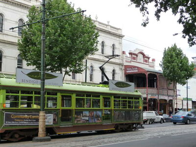 A tram in Bendigo
